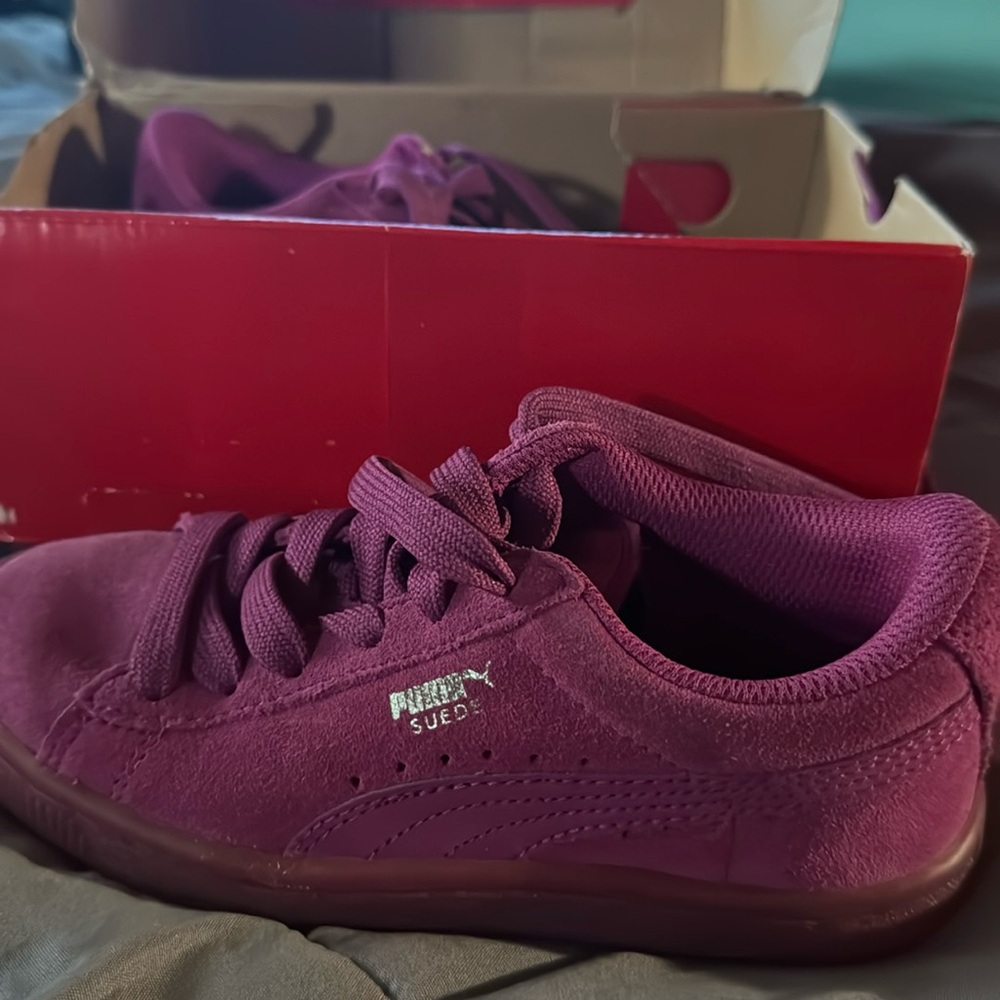 purple puma shoes